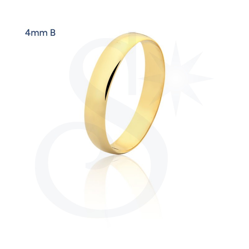 Aliança Meia Cana (disponível em 10 espessuras) - Imagem 6