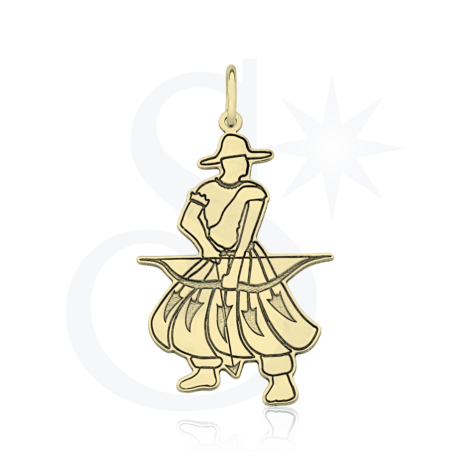 Pingente Orixá Oxóssi